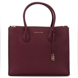 Michael Kors Mercer Large Pebbled Leather Tote Bag
